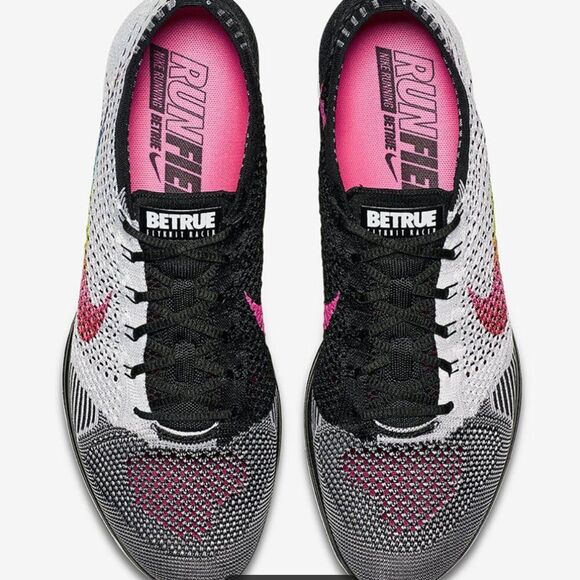 Nike Flyknit Racer Be True White Multi Color Black 902366-100 Mens 8 US 41 EUR main image 7